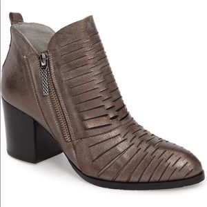 Elton hashmark zip bootie